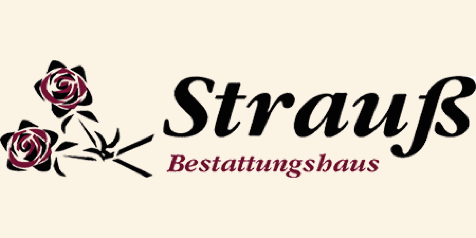 Logo des Bestattungshauses Strauß Rousseau OHG – Ihr Ansprechpartner für die Erdbestattung in Dortmund.