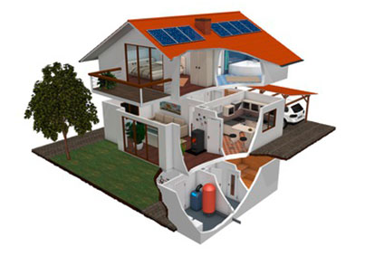 3D Modell von einem Haus